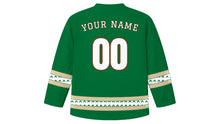 Load image into Gallery viewer, Saudi National Day Original Hockey Jersey in Green, back view with your name and number