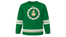 Load image into Gallery viewer, Saudi National Day Original Hockey Jersey in Green, front view – custom name and number