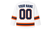 Load image into Gallery viewer, San Francisco Original Hockey Jersey in White, back view with your name and number