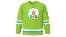 Load image into Gallery viewer, Sham El Nessim Original Hockey Jersey in Spring Green, front view – custom name and number