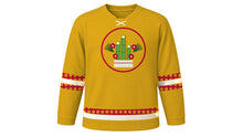 Load image into Gallery viewer, Shogatsu Original Hockey Jersey in Gold, front view – custom name and number
