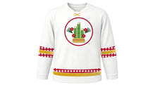Load image into Gallery viewer, Shogatsu Original Hockey Jersey in White, front view – custom name and number
