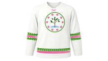 Load image into Gallery viewer, Showa Day Original Hockey Jersey in White, front view – custom name and number