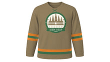Load image into Gallery viewer, Siem Reap Original Hockey Jersey in Sandstone Khaki, front view – custom name and number