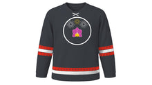 Load image into Gallery viewer, Singapore National Day Original Hockey Jersey in Charcoal, front view – custom name and number