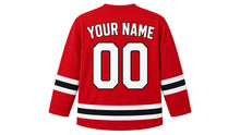 Load image into Gallery viewer, Singapore Original Hockey Jersey in Red, back view with your name and number