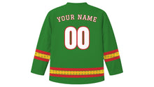 Load image into Gallery viewer, Sinhala and Tamil New Year Original Hockey Jersey in Leaf Green, back view with your name and number