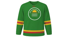 Load image into Gallery viewer, Sinhala and Tamil New Year Original Hockey Jersey in Leaf Green, front view – custom name and number
