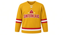 Load image into Gallery viewer, Sinterklaas Original Hockey Jersey in Gold, front view – custom name and number