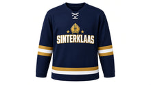 Load image into Gallery viewer, Sinterklaas Original Hockey Jersey in Navy, front view – custom name and number