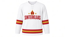 Load image into Gallery viewer, Sinterklaas Original Hockey Jersey in White, front view – custom name and number