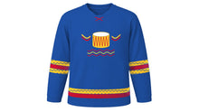 Load image into Gallery viewer, Sinulog Original Hockey Jersey in Royal Blue, front view – custom name and number