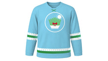 Load image into Gallery viewer, Sizdah Bedar Original Hockey Jersey in Sky Blue, front view – custom name and number