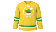 Load image into Gallery viewer, Sizdah Bedar Original Hockey Jersey in Yellow, front view – custom name and number