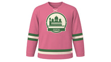 Load image into Gallery viewer, Sofia Original Hockey Jersey in Rose Pink, front view – custom name and number