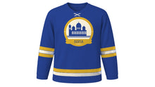 Load image into Gallery viewer, Sofia Original Hockey Jersey in Royal Blue, front view – custom name and number