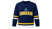 Load image into Gallery viewer, Songkran Original Hockey Jersey in Navy, front view – custom name and number