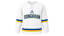 Load image into Gallery viewer, Songkran Original Hockey Jersey in White, front view – custom name and number