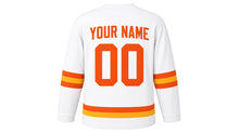 Load image into Gallery viewer, Summer Solstice Original Hockey Jersey in White, back view with your name and number