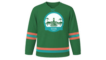 Load image into Gallery viewer, Suva Original Hockey Jersey in Palm Green, front view – custom name and number