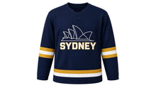 Load image into Gallery viewer, Sydney Original Hockey Jersey in Navy, front view – custom name and number
