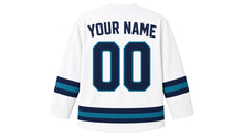 Load image into Gallery viewer, Sydney Original Hockey Jersey in White, back view with your name and number