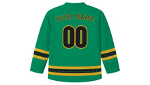 Load image into Gallery viewer, Taipei Original Hockey Jersey in Jade Green, back view with your name and number