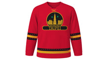 Load image into Gallery viewer, Taipei Original Hockey Jersey in Lantern Red, front view – custom name and number