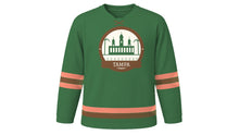 Load image into Gallery viewer, Tampa Original Hockey Jersey in Mangrove Green, front view – custom name and number