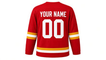 Load image into Gallery viewer, Teachers' Day Original Hockey Jersey in Red, back view with your name and number