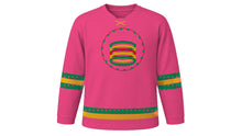 Load image into Gallery viewer, Teej Original Hockey Jersey in Pink, front view – custom name and number