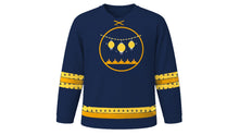 Load image into Gallery viewer, Thadingyut Original Hockey Jersey in Night Blue, front view – custom name and number
