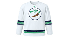 Load image into Gallery viewer, Thorrablot Original Hockey Jersey in Frost White, front view – custom name and number