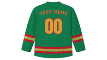 Load image into Gallery viewer, Thrissur Pooram Original Hockey Jersey in Emerald, back view with your name and number