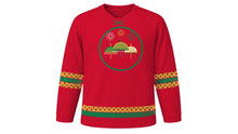 Load image into Gallery viewer, Thrissur Pooram Original Hockey Jersey in Scarlet, front view – custom name and number