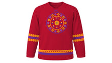 Load image into Gallery viewer, Tihar Original Hockey Jersey in Crimson, front view – custom name and number