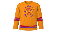 Load image into Gallery viewer, Tihar Original Hockey Jersey in Marigold Orange, front view – custom name and number
