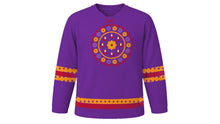 Load image into Gallery viewer, Tihar Original Hockey Jersey in Purple, front view – custom name and number