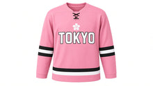 Load image into Gallery viewer, Tokyo Original Hockey Jersey in Pink, front view – custom name and number