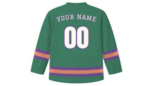 Load image into Gallery viewer, Toulouse Original Hockey Jersey in Canal Green, back view with your name and number