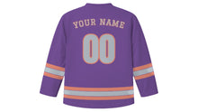 Load image into Gallery viewer, Toulouse Original Hockey Jersey in Toulouse Violet, back view with your name and number