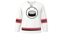 Load image into Gallery viewer, Trinidad and Tobago Independence Day Original Hockey Jersey in White, front view – custom name and number