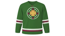 Load image into Gallery viewer, Tu B'Av Original Hockey Jersey in Vineyard Green, front view – custom name and number