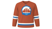 Load image into Gallery viewer, Tunis Original Hockey Jersey in Terracotta, front view – custom name and number