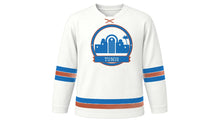 Load image into Gallery viewer, Tunis Original Hockey Jersey in Whitewash, front view – custom name and number