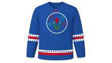 Load image into Gallery viewer, Turkish Republic Day Original Hockey Jersey in Iznik Blue, front view – custom name and number