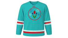 Load image into Gallery viewer, Turkish Republic Day Original Hockey Jersey in Turquoise, front view – custom name and number
