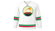Load image into Gallery viewer, UAE National Day Original Hockey Jersey in White, front view – custom name and number