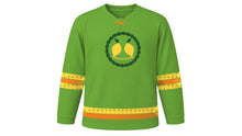 Load image into Gallery viewer, Ugadi Original Hockey Jersey in Mango Green, front view – custom name and number