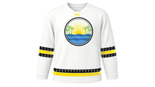 Load image into Gallery viewer, Uganda Independence Day Original Hockey Jersey in White, front view – custom name and number